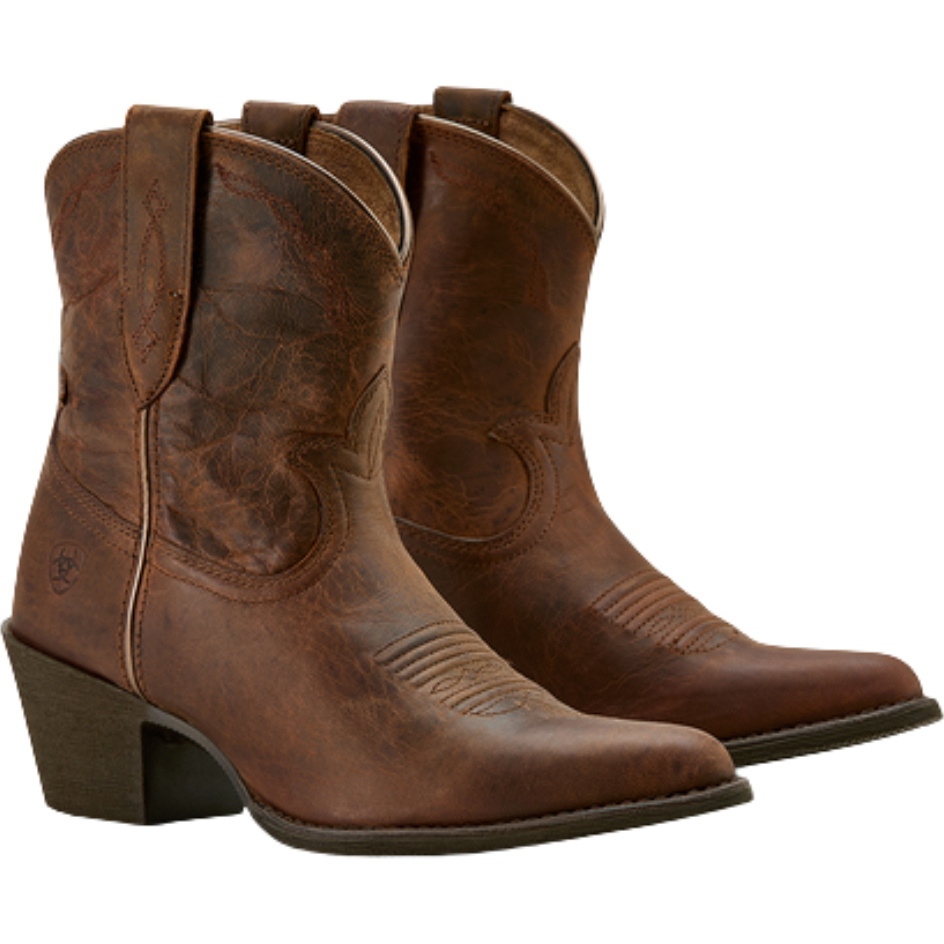 2025 Ariat Womens Maggie J Toe Western Boot 10061308 - Sassy Brown